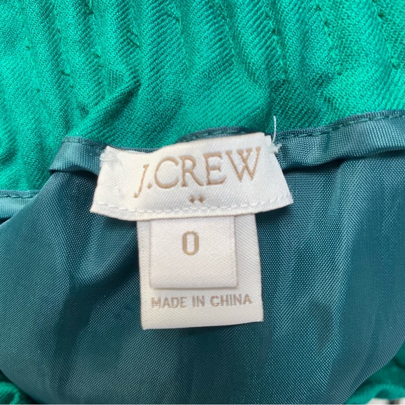 J. Crew Green Wool Sidewalk Skirt - Picture 7 of 7